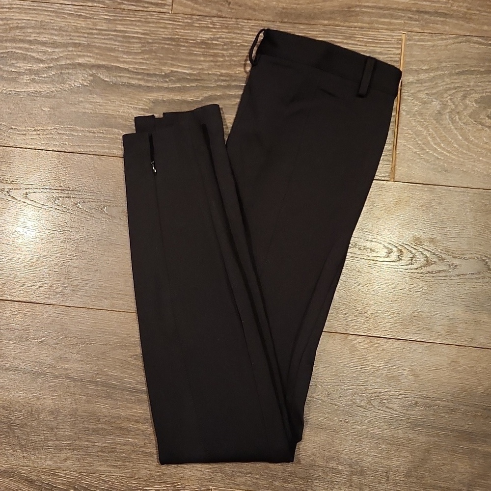 ❤️ THEORY ZIP HEM FRONT SEAM LEGGINGS / SKINNY PANTS, 0 (25) - Picture 8 of 8
